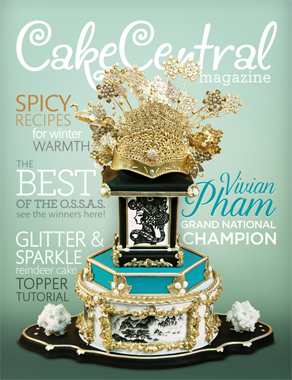 Award-winning floral cake