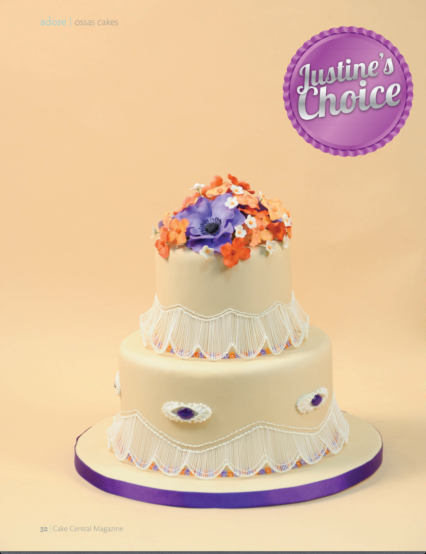 Wedding cake display
