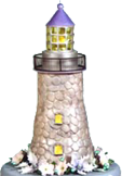 Lighthouse cake